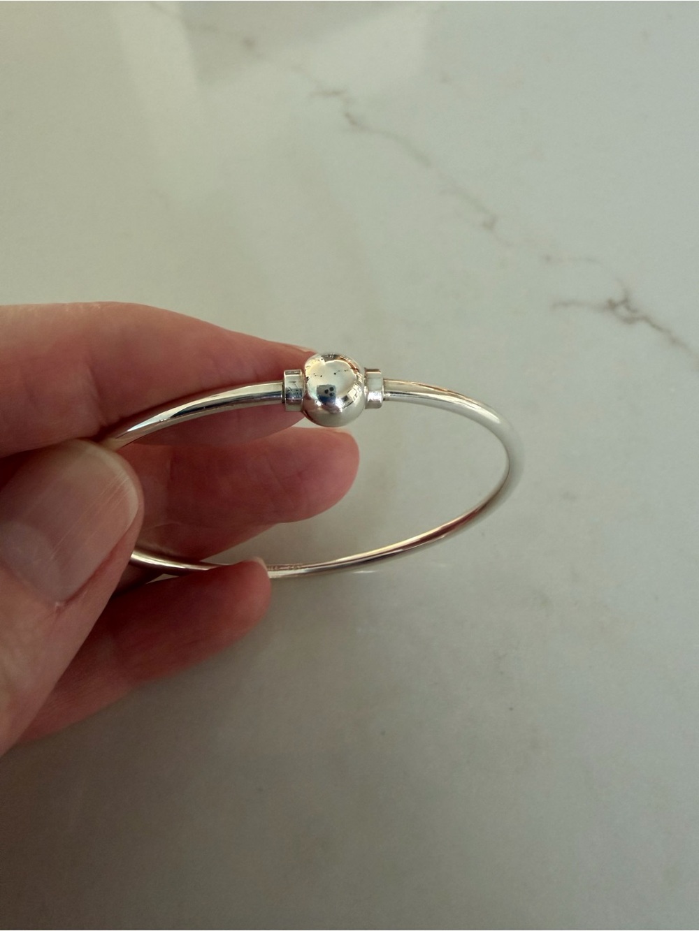 Cape Cod Jewelers Single Ball Bracelet, silver